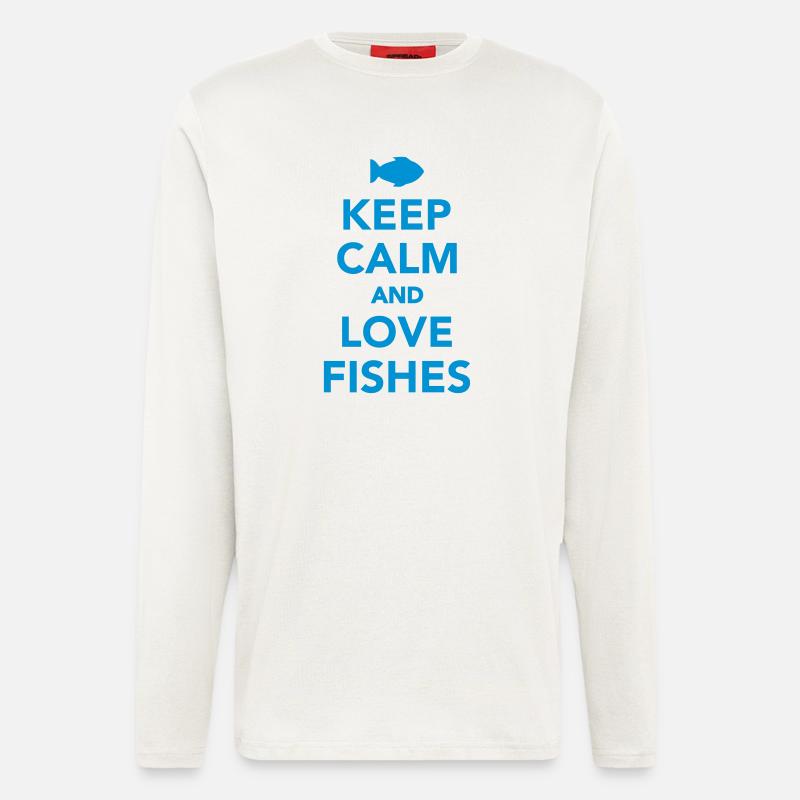 Fisch - Langarmshirt - made by SPREAD  - OFF WHITE