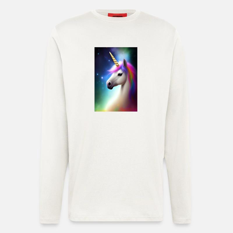 Einhorn - Langarmshirt - made by SPREAD  - OFF WHITE