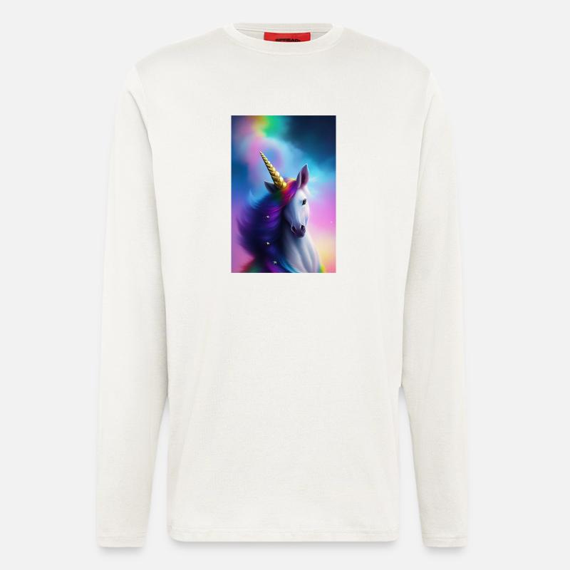 Einhorn - Langarmshirt - made by SPREAD  - OFF WHITE