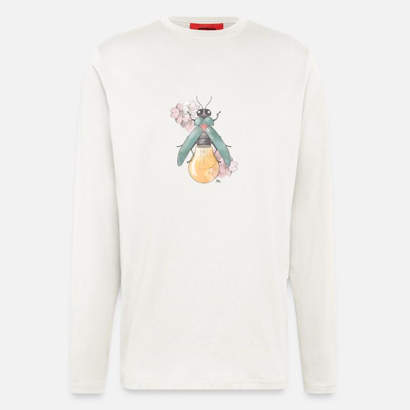 Pear | Flowering | Beetles - Longsleeve - made by SPREAD  - OFF WHITE
