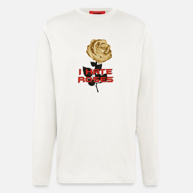 Die Hate Roses - Langarmshirt - made by SPREAD  - OFF WHITE