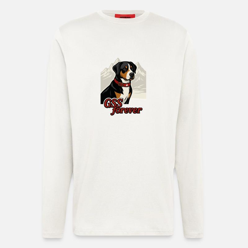 GSS forever Mountain - Langarmshirt - made by SPREAD  - OFF WHITE