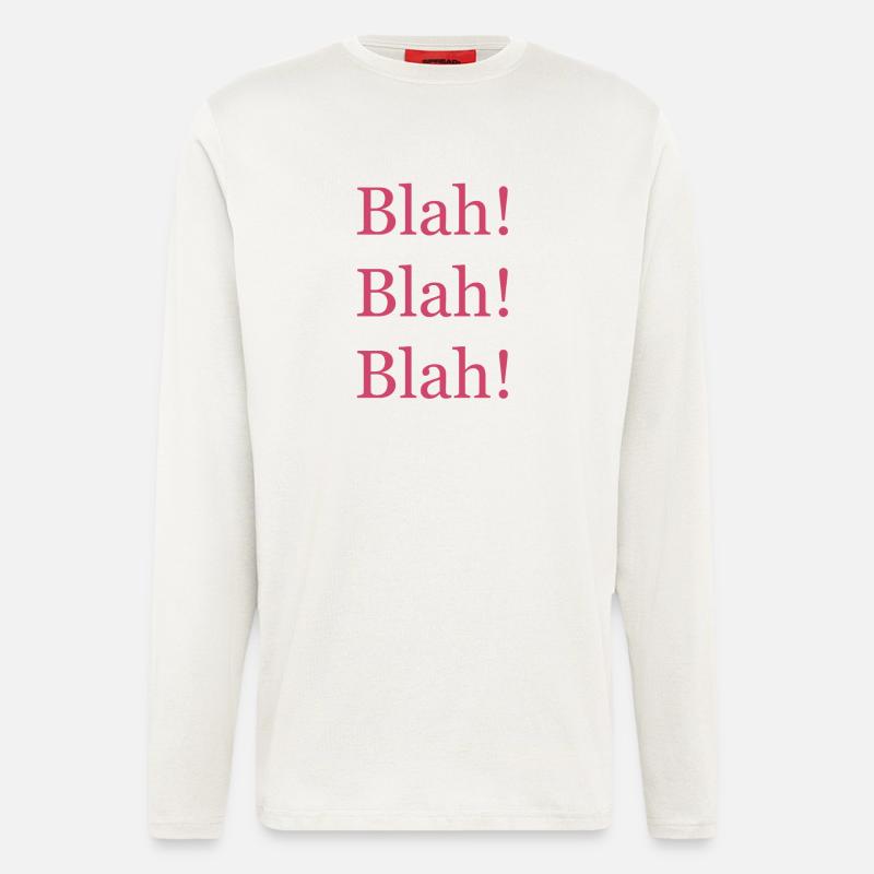 BlahBlahBlah TShirt  - Langarmshirt - made by SPREAD  - OFF WHITE