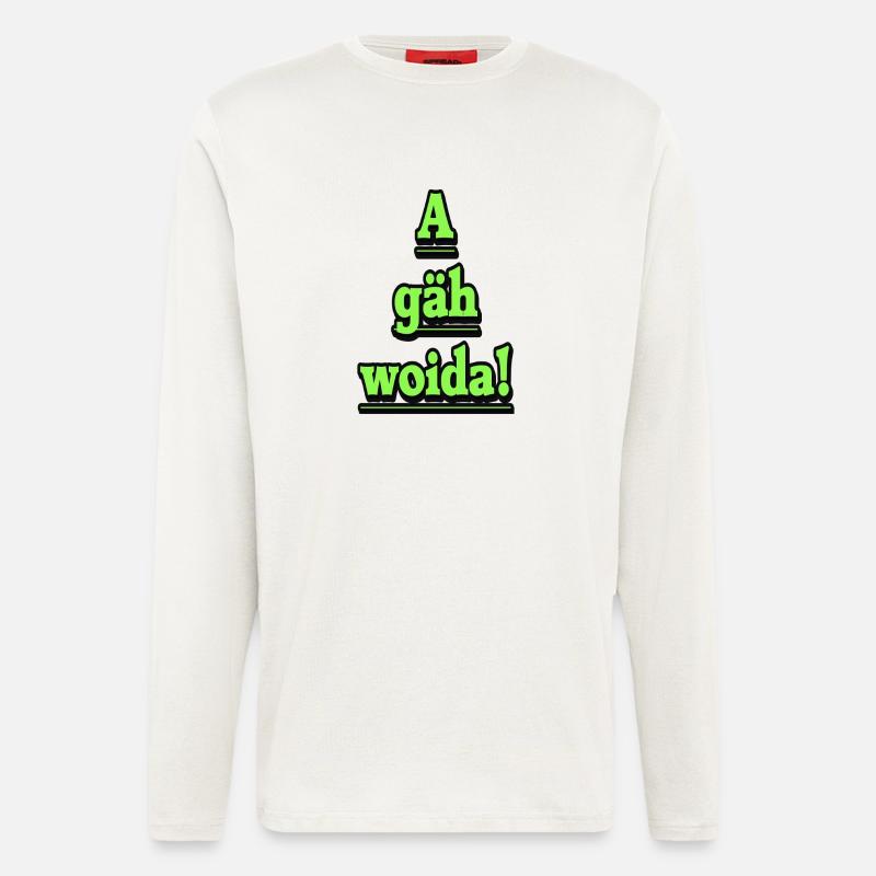 Neon Typo Stacking Design - Longsleeve - made by SPREAD  - OFF WHITE