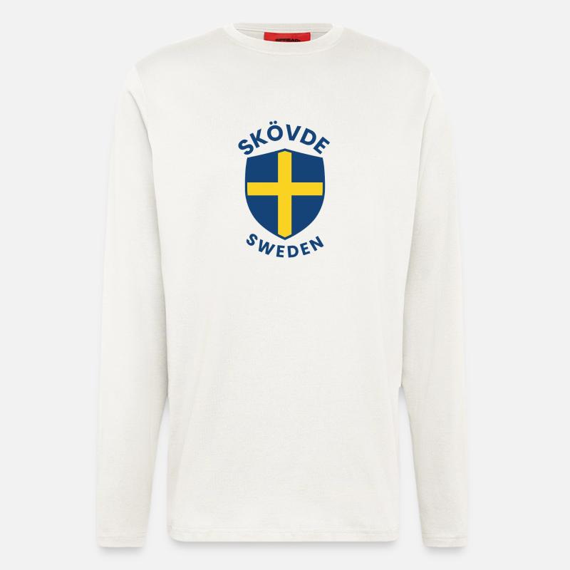 Skövde Shield Emblem Print - Longsleeve - made by SPREAD  - OFF WHITE