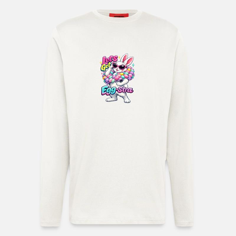 Egg-stra Special Easter Eggs - Longsleeve - made by SPREAD  - OFF WHITE
