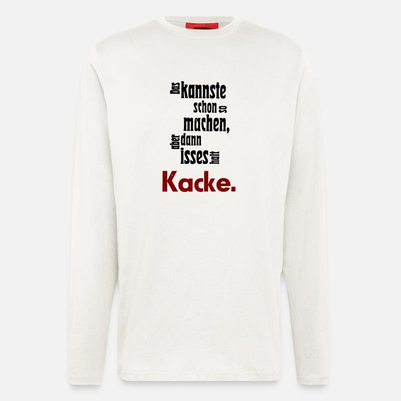Das kannste schon so machen... - Langarmshirt - made by SPREAD  - OFF WHITE