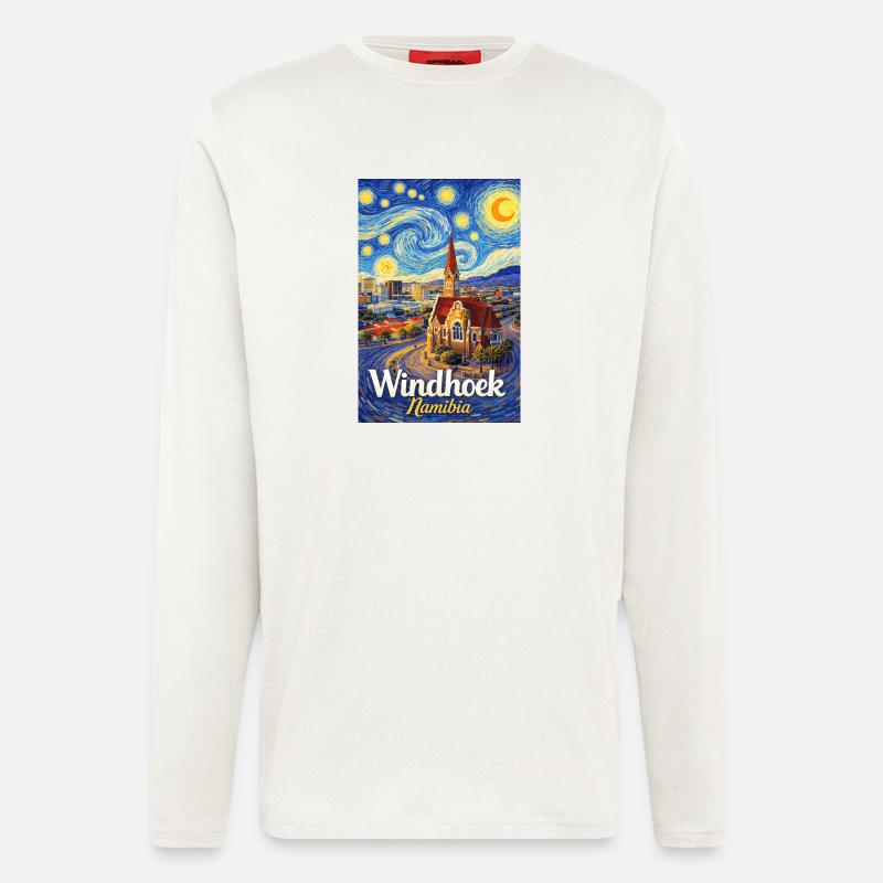 Windhoek Namibia - Langarmshirt - made by SPREAD  - OFF WHITE