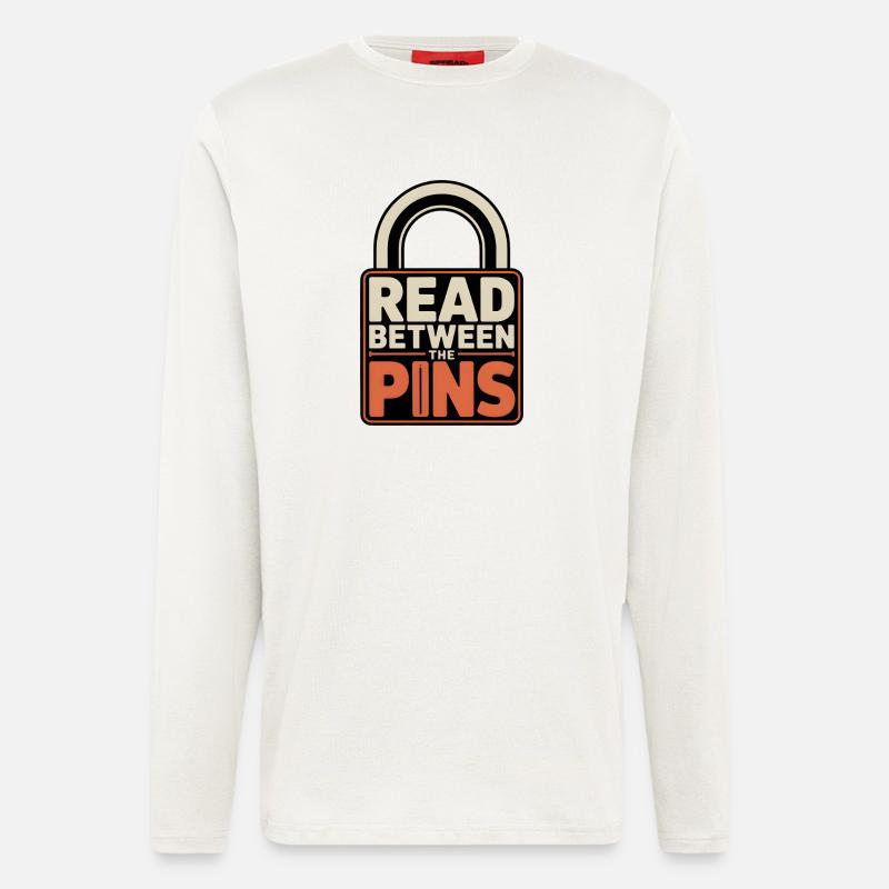 Read Between Pins | Lockpicking Insider - Longsleeve - made by SPREAD  - OFF WHITE
