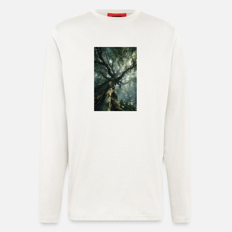 Uraltes Waldlicht - Langarmshirt - made by SPREAD  - OFF WHITE