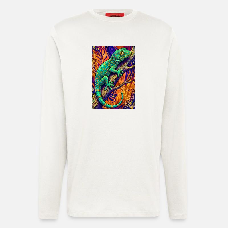 Gecko - Longsleeve - made by SPREAD  - OFF WHITE