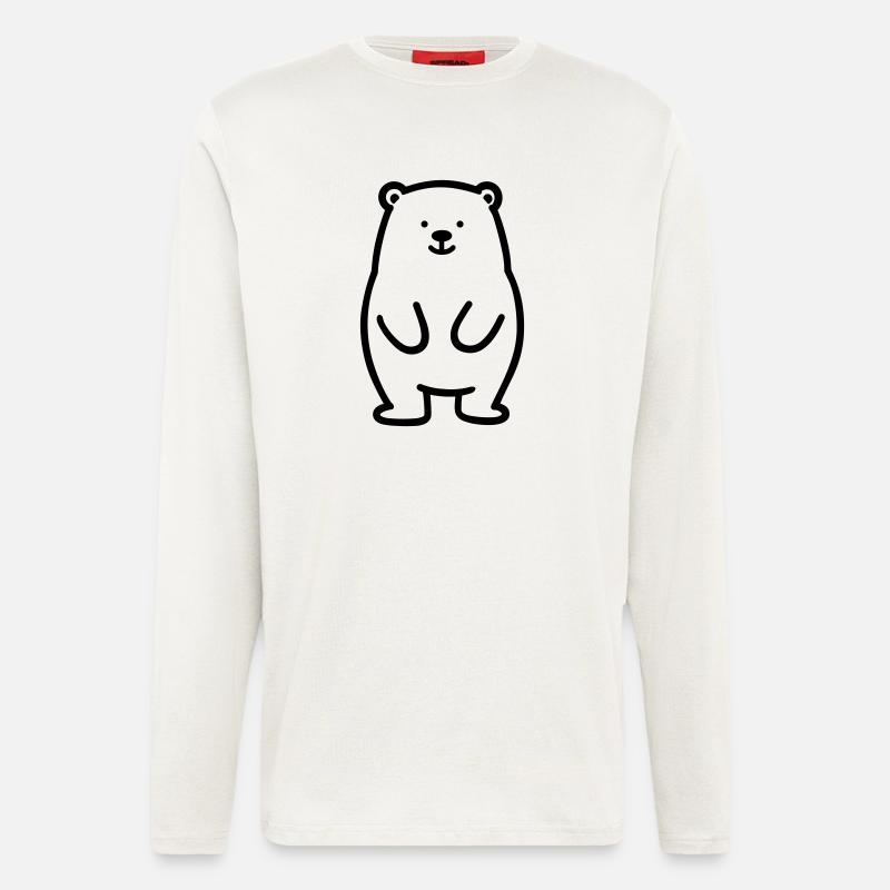 bear cub - Longsleeve - made by SPREAD - OFF WHITE