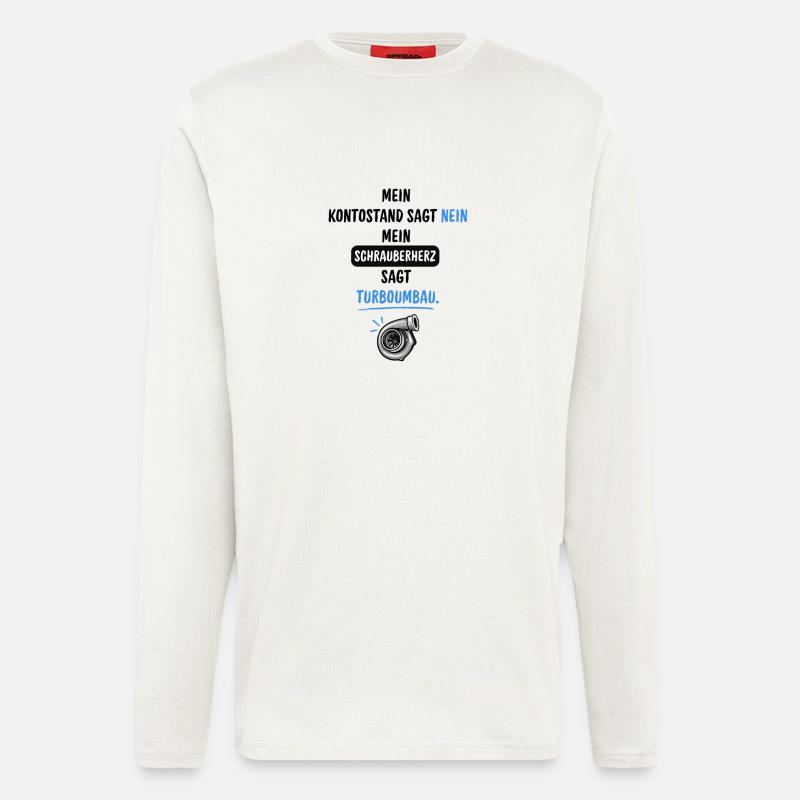 Schrauberherz  - Langarmshirt - made by SPREAD  - OFF WHITE