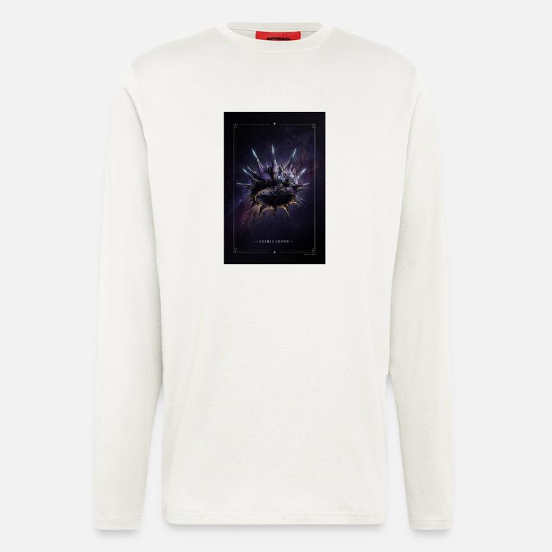 Cosmic Crown Nebula Ring - Longsleeve - made by SPREAD - OFF WHITE