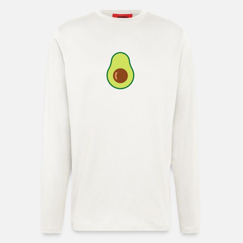 Avocado - Langarmshirt - made by SPREAD  - OFF WHITE