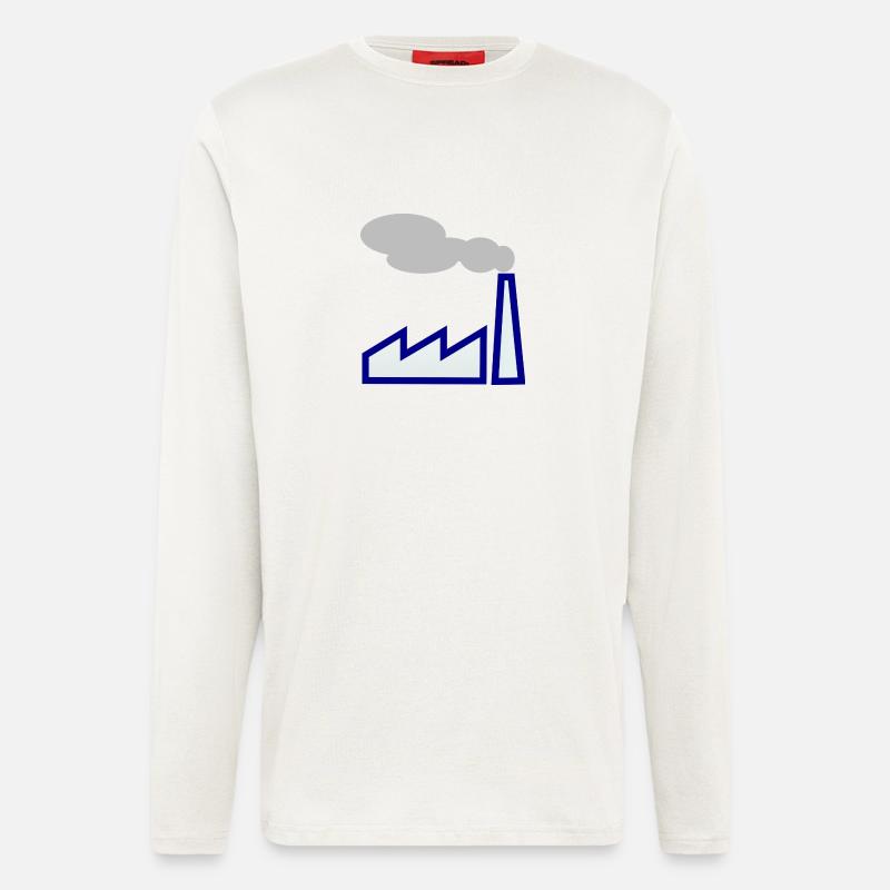 Industrie! Geschenk Idee Geschenkidee - Langarmshirt - made by SPREAD  - OFF WHITE