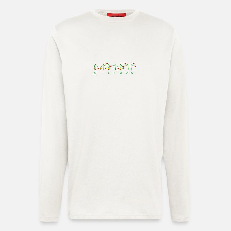 Glasgow Semaphore - Longsleeve - made by SPREAD  - OFF WHITE