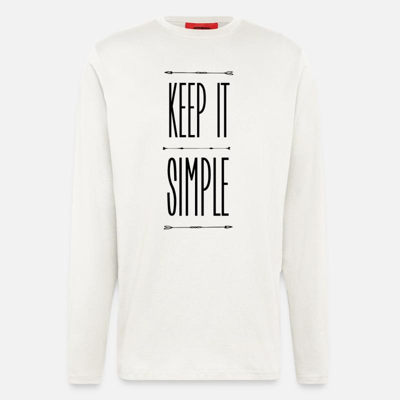 Keep it simple - Longsleeve - made by SPREAD  - OFF WHITE