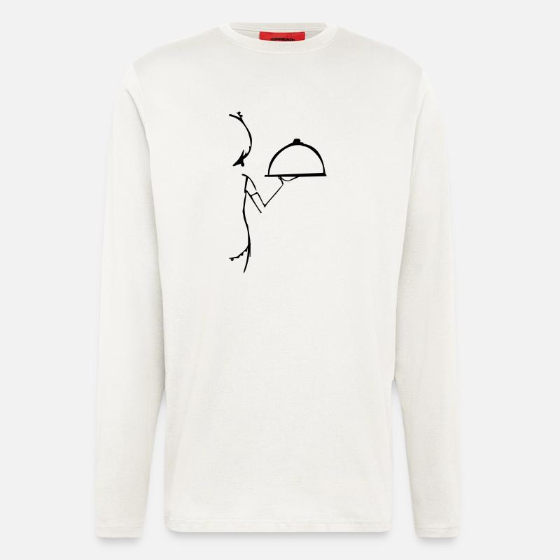 Restaurant, Crew, Kellnerin - Langarmshirt - made by SPREAD  - OFF WHITE