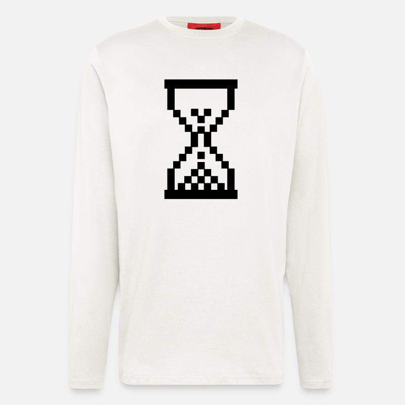 Sanduhr - Langarmshirt - made by SPREAD  - OFF WHITE