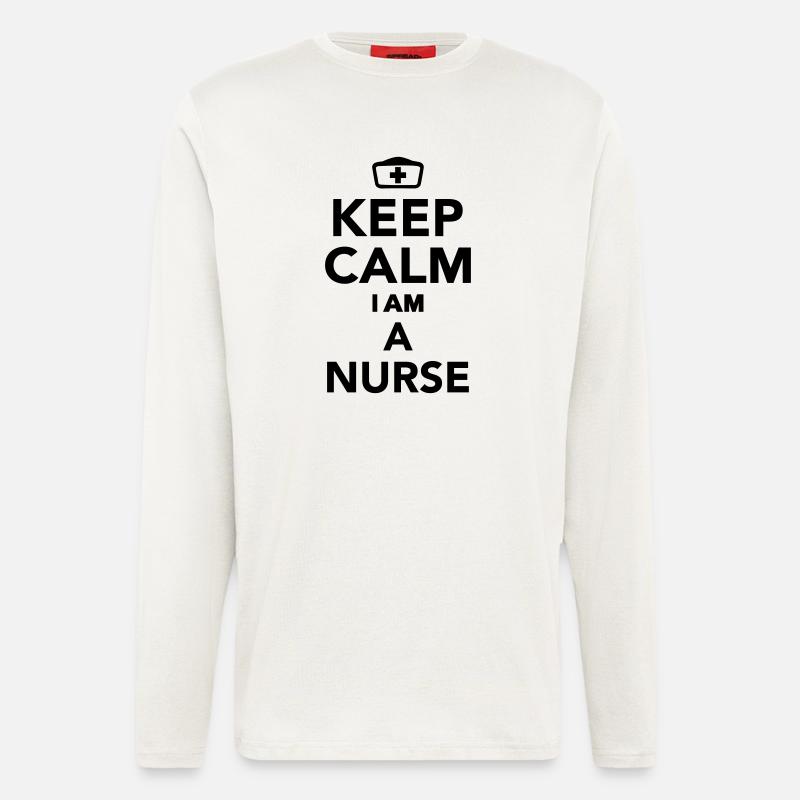 Krankenschwester - Langarmshirt - made by SPREAD - OFF WHITE