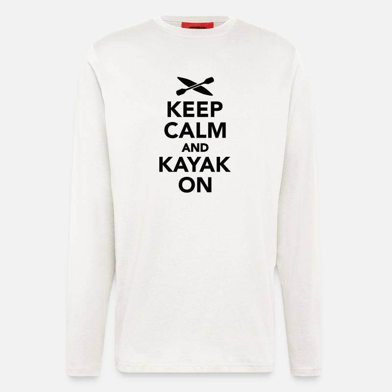 Kajak - Langarmshirt - made by SPREAD - OFF WHITE
