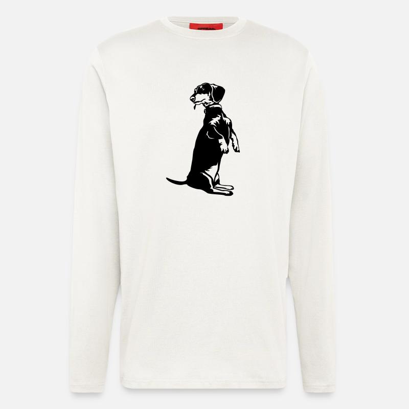 Dackel - Langarmshirt - made by SPREAD  - OFF WHITE