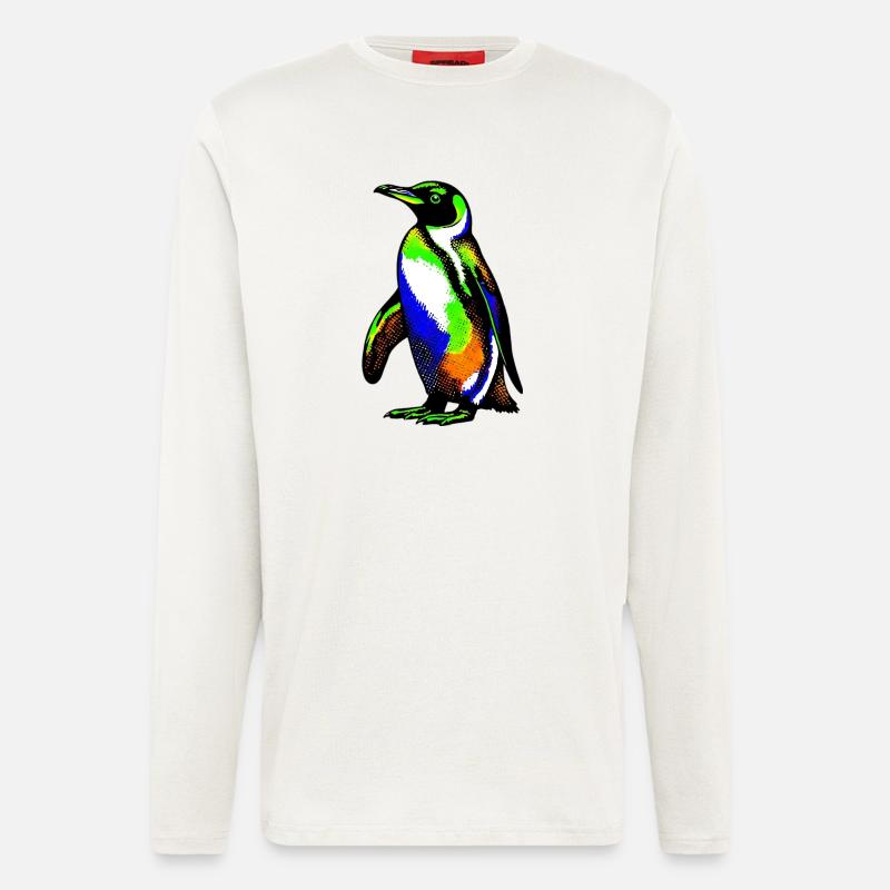 Penguin - Longsleeve - made by SPREAD  - OFF WHITE
