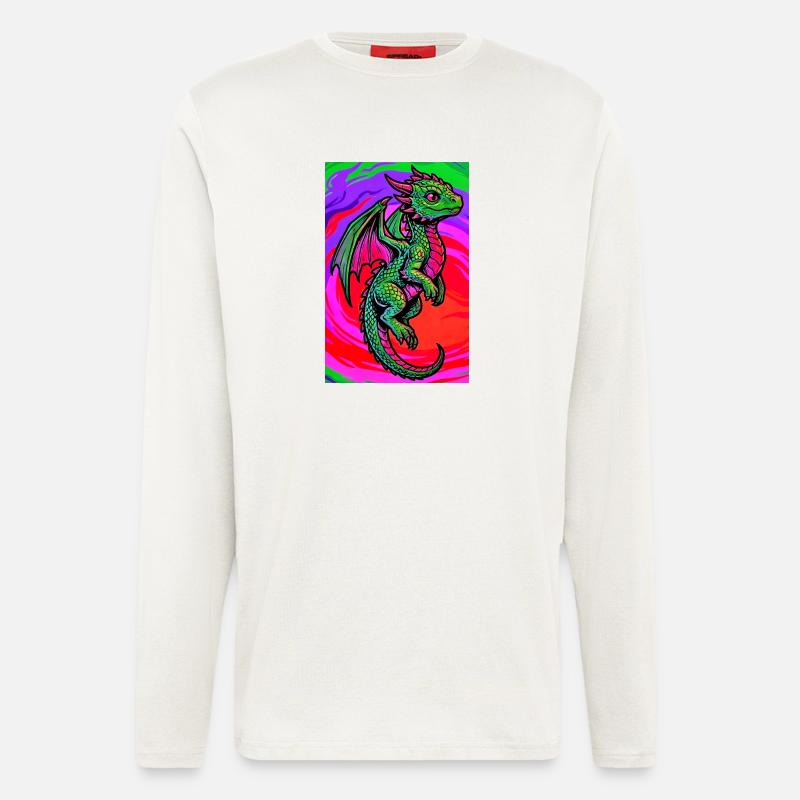 Drache - Langarmshirt - made by SPREAD  - OFF WHITE