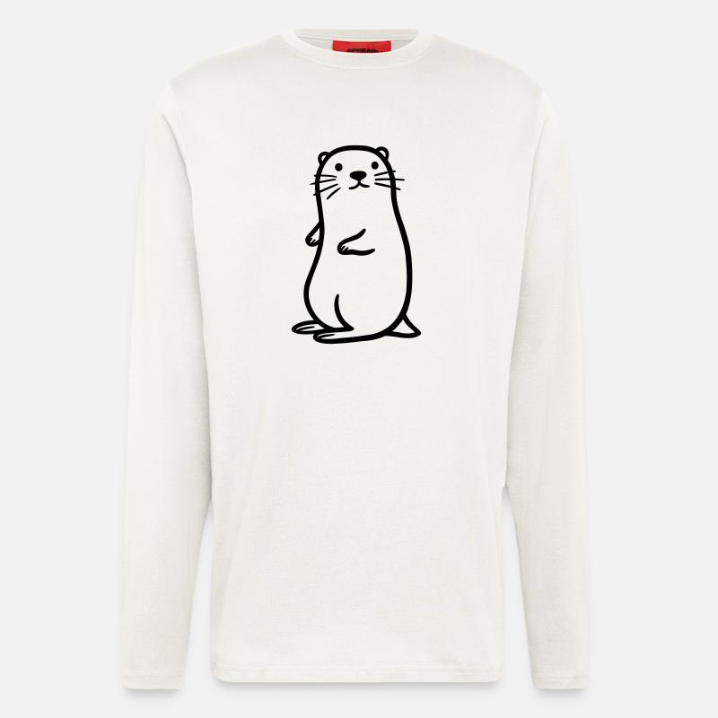 otter - Longsleeve - made by SPREAD  - OFF WHITE