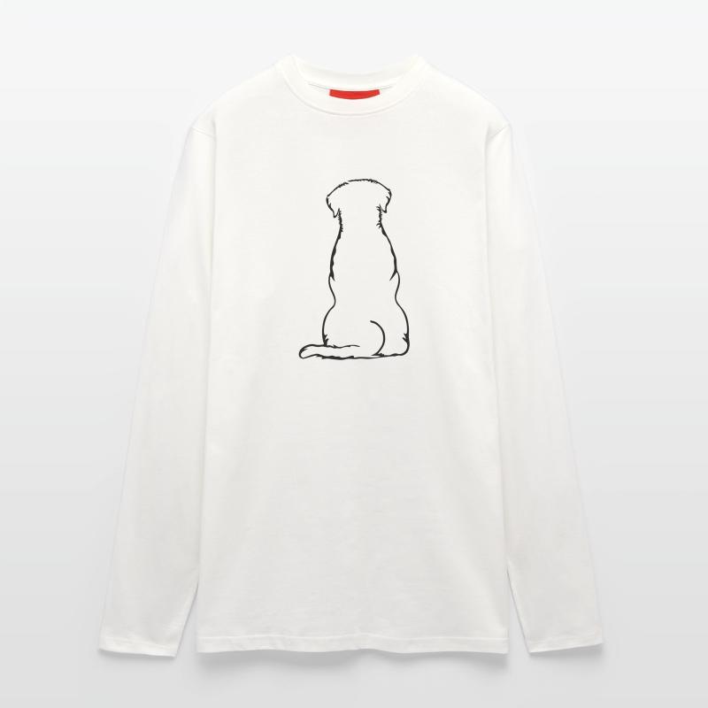 Labbi_sitzend_Back Langarmshirt - made by SPREAD 