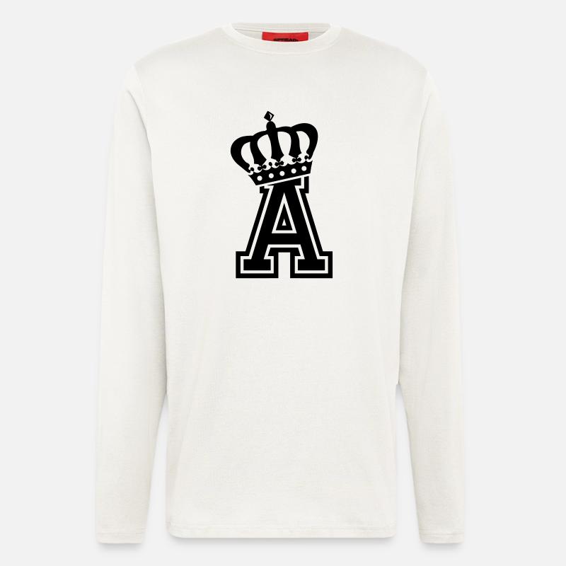 Buchstabe A - Langarmshirt - made by SPREAD  - OFF WHITE