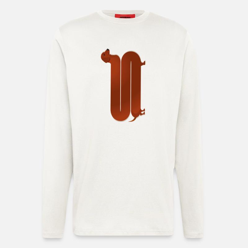 dackel - Langarmshirt - made by SPREAD  - OFF WHITE
