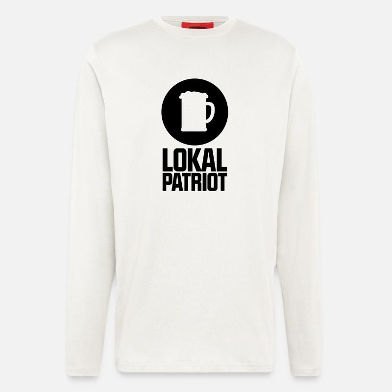 Lokalpatriot Bier - Langarmshirt - made by SPREAD - OFF WHITE