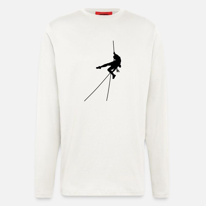 Klettern # 3 - Langarmshirt - made by SPREAD  - OFF WHITE