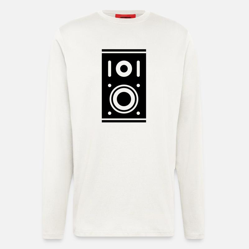 music_speaker_box_pi1 - Langarmshirt - made by SPREAD  - OFF WHITE