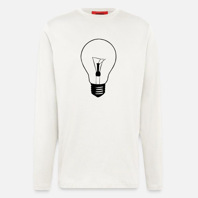 Light Bulb - Longsleeve - made by SPREAD  - OFF WHITE