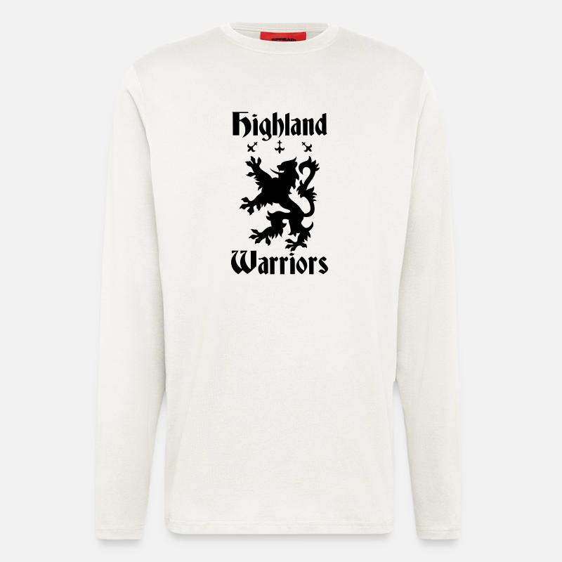 Highland Warriors - Langarmshirt - made by SPREAD  - OFF WHITE