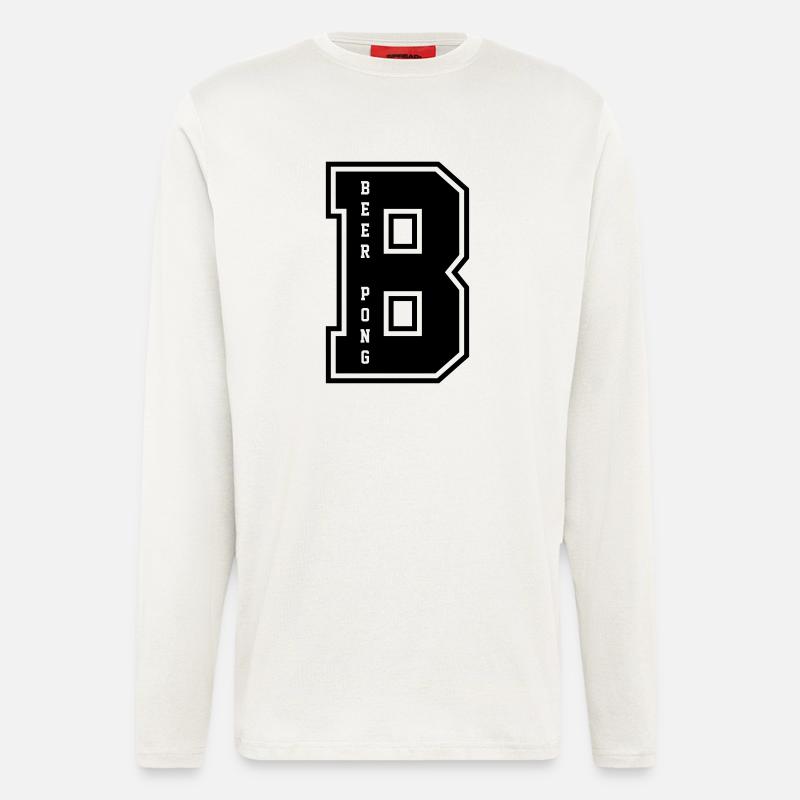 Beer Pong B - Langarmshirt - made by SPREAD  - OFF WHITE