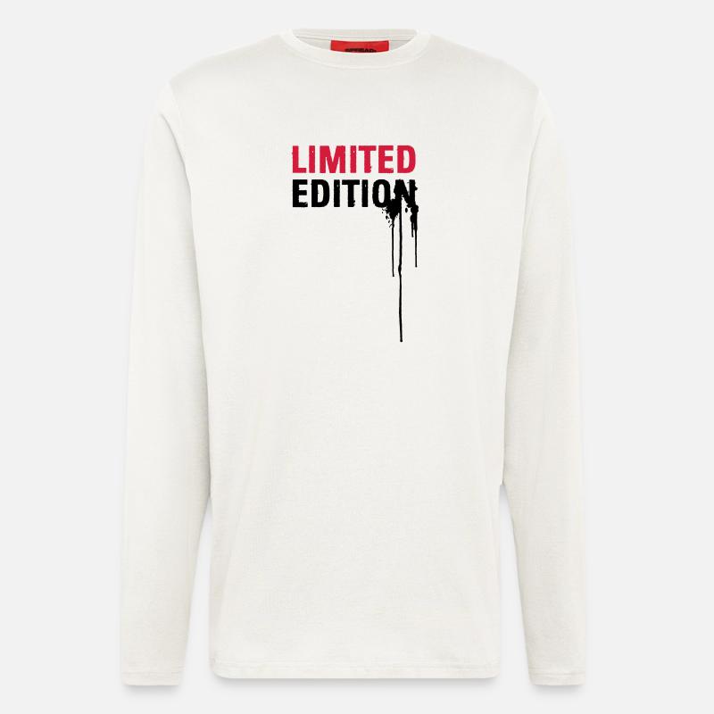 Limited Edition - Manches longues bio décontracté fabriqué en UE - OFF WHITE