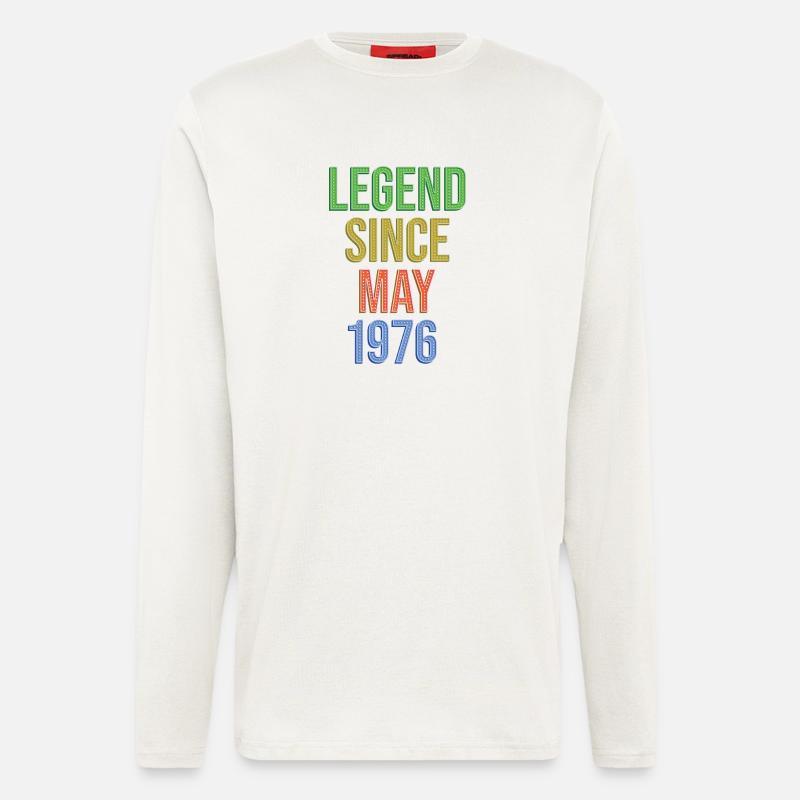 Legend Since May1976 - Longsleeve - made by SPREAD  - OFF WHITE