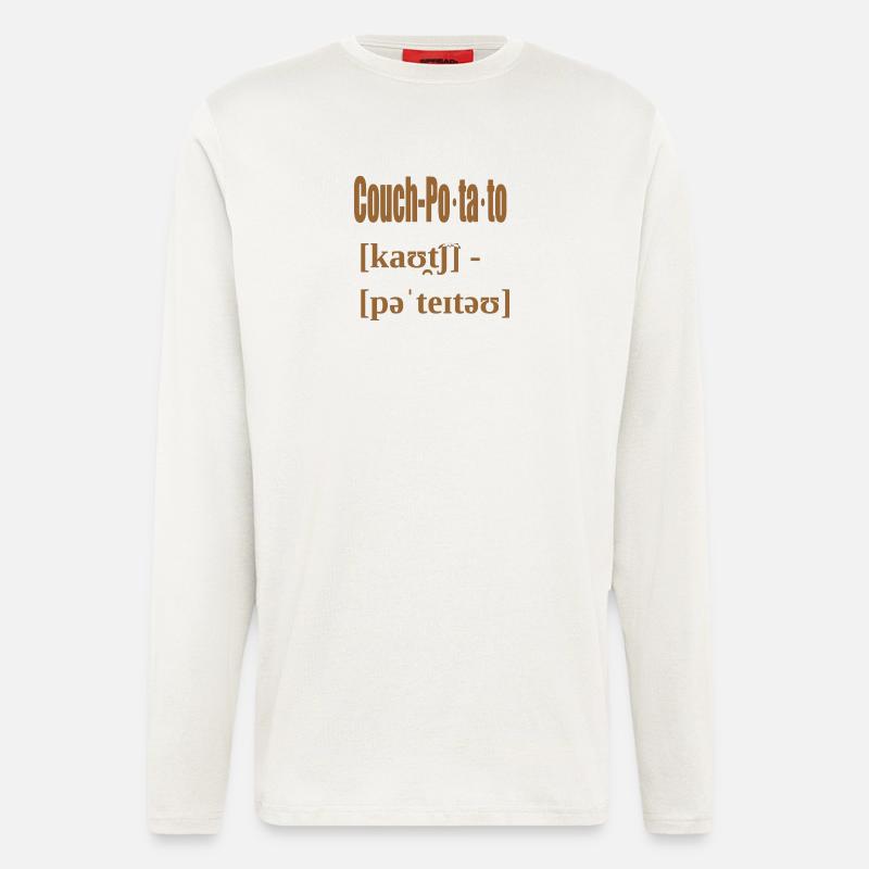 couch potato - Langarmshirt - made by SPREAD  - OFF WHITE