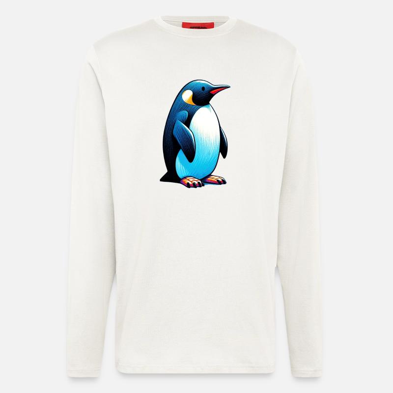 Penguin - Longsleeve - made by SPREAD  - OFF WHITE