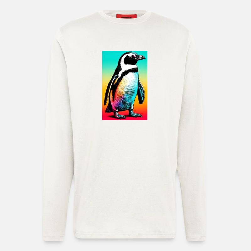 Pinguin - Langarmshirt - made by SPREAD - OFF WHITE