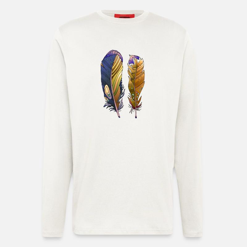 Feder - Langarmshirt - made by SPREAD  - OFF WHITE