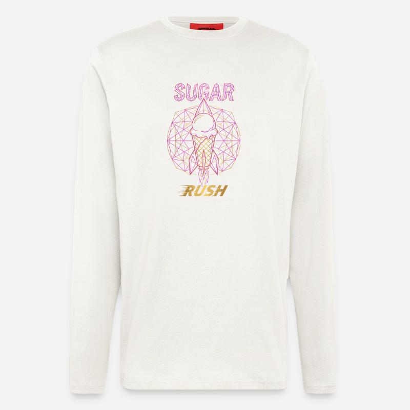 Sugar Rush Eis Rakete - Langarmshirt - made by SPREAD  - OFF WHITE