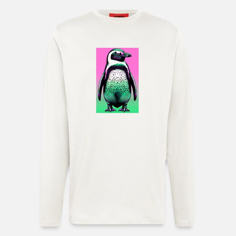 Pinguin - Langarmshirt - made by SPREAD  - OFF WHITE