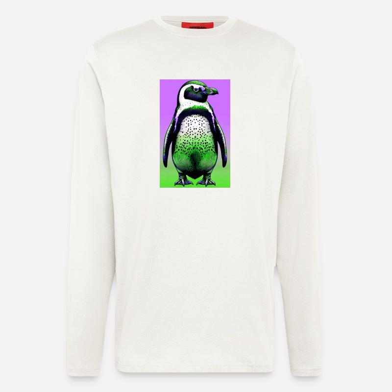 penguin - Longsleeve - made by SPREAD  - OFF WHITE