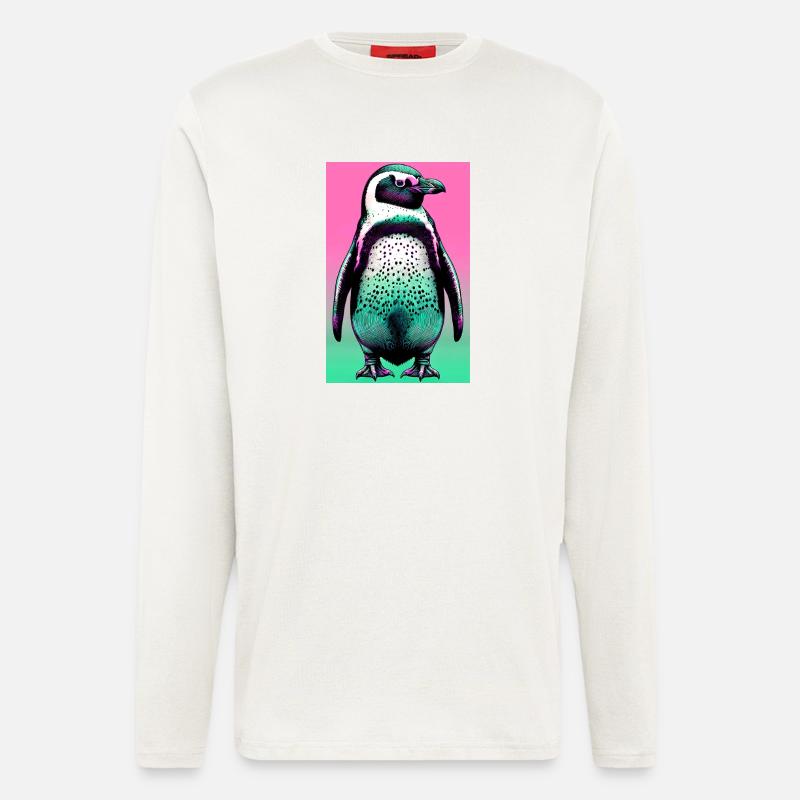 Pinguin - Langarmshirt - made by SPREAD  - OFF WHITE