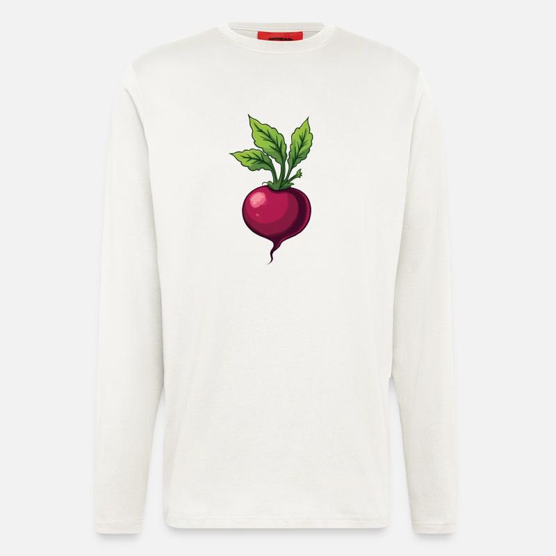 Beetroot - Longsleeve - made by SPREAD  - OFF WHITE